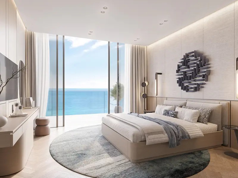 One bedroom luxury master suite interior at Sheraton Residences Al Marjan Island Ras Al Khaimah